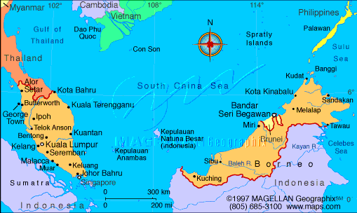 Mon voyage a dbut  Kuala Lumpur, pour aller ensuite sur l'le de Penang, puis dans le Sarawak sur lle de Borno, pour se terminer  Cherating sur la cote occidentale prs de Kuantan.